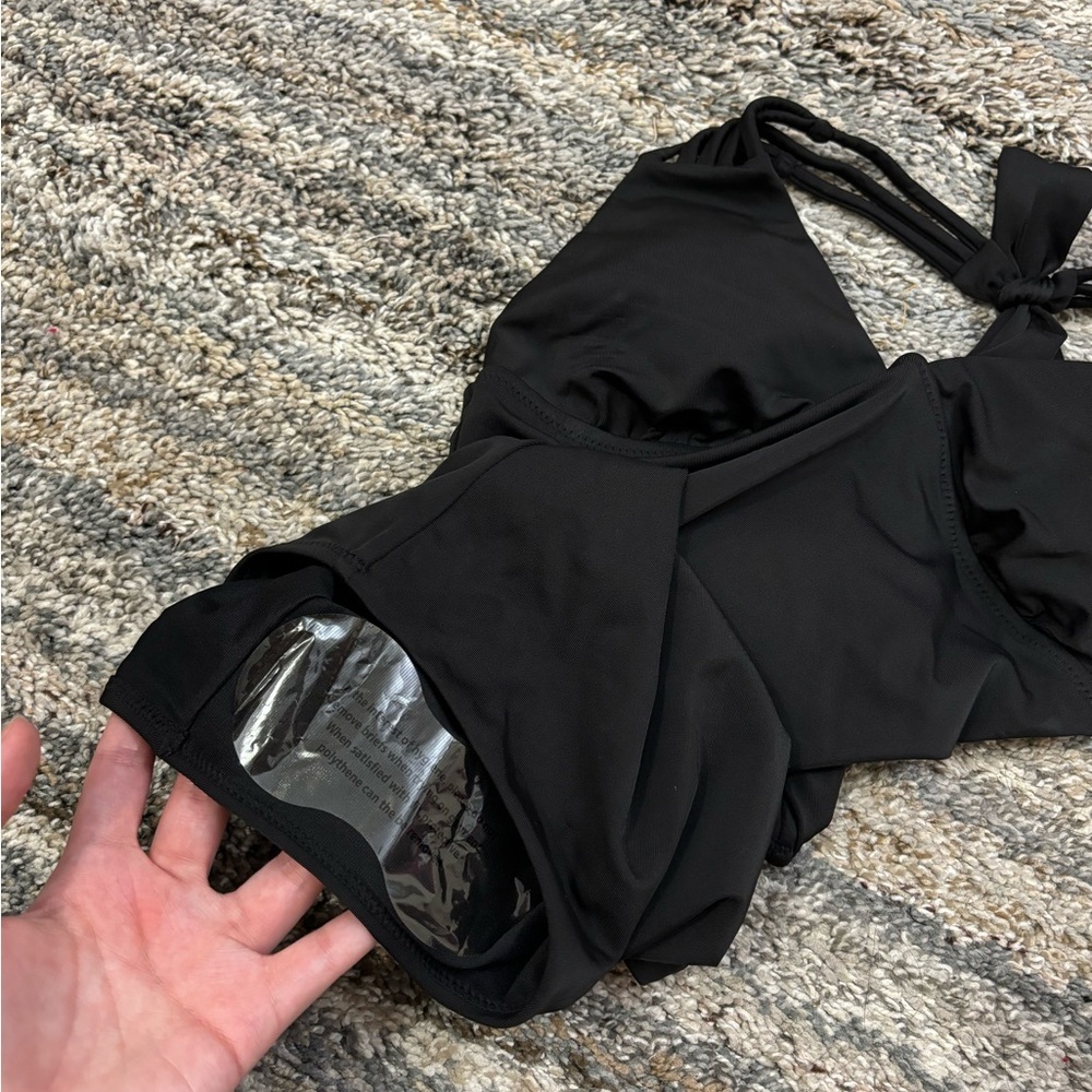 Bras N Things Black One Piece Swimwear Sz 10 NWT | Bras N Things One Piece Black - Picture 6 of 14